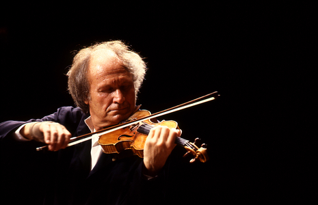 Ivry Gitlis, Paris 1991. Israeli violinist b. 22 August 1922.