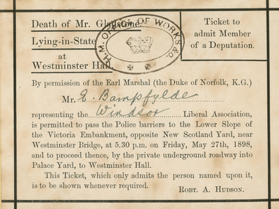 Lying-in-state of Gladstone (engraving)