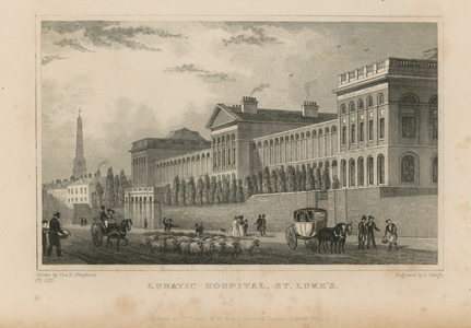 St Luke's Lunatic Asylum (engraving)