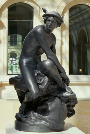Mercury attaching his winged sandals, Paris, 1753