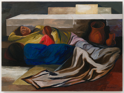 Sleeping (The Family), 1930 (oil on canvas)