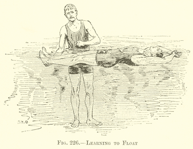 Learning to Float (engraving)