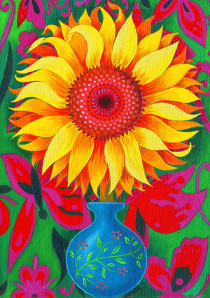 Sunflower, 2015 (oil on canvas)