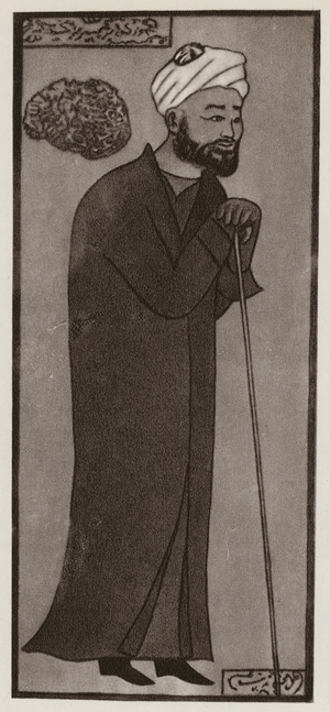 Ali-Shir Nava'i, Turkic poet, artist and politician (litho)