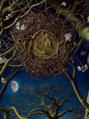 Detail of The Witching Hour, 2008 (oil on canvas)