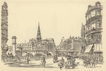 Ludgate Hill (litho)