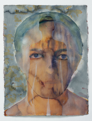 Shadow Past, 2023 (w/c on rag paper)