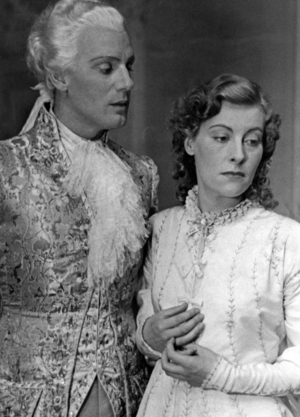 Marianne Hoppe and Gustav Gründgens, 1937 (b/w photo)