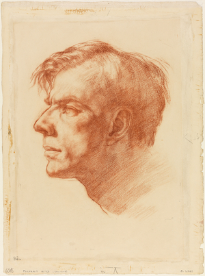 Portrait of John Fothergill, c.1907 (sanguine on paper)