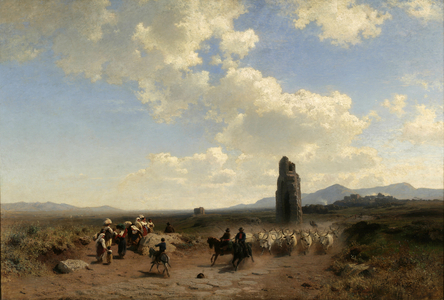 The Roman Campagna, 1859 (oil on canvas)