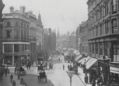 New Street, Birmingham (b/w photo)