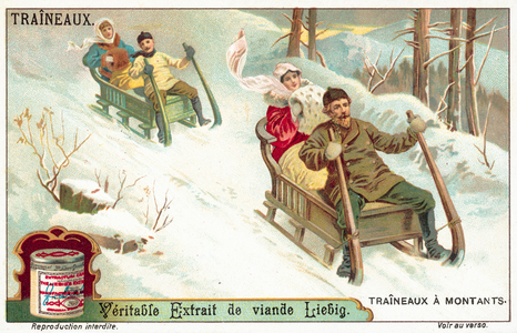 Sledging (chromolitho)