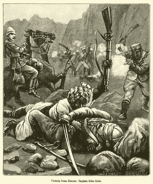 Victoria Cross Heroes, Captain John Cook (engraving)