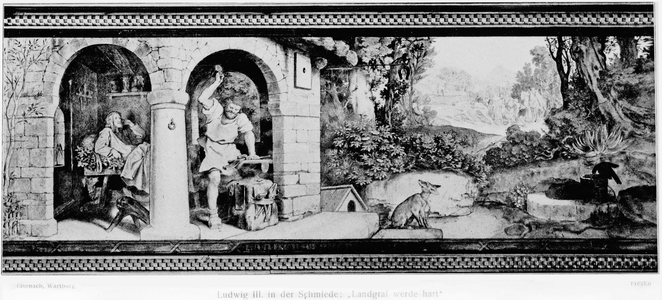 Scene of the life of holy Elizabeth of Hungary