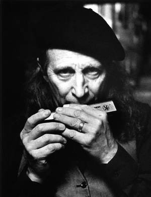 Norton Buffalo, Mill Valley, California, 2000 (b/w photo)