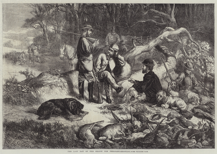 The Last Day of the Season for Pheasant-Shooting (engraving)