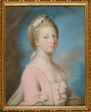 Princess Caroline Matilda (1751-1775), c.1764 (pastel on paper)