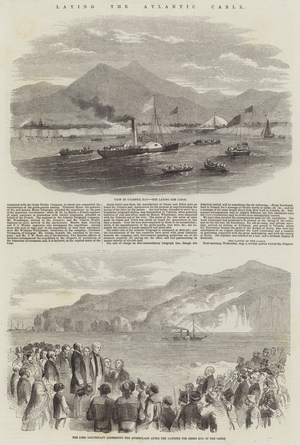 Laying the Atlantic Cable (engraving)