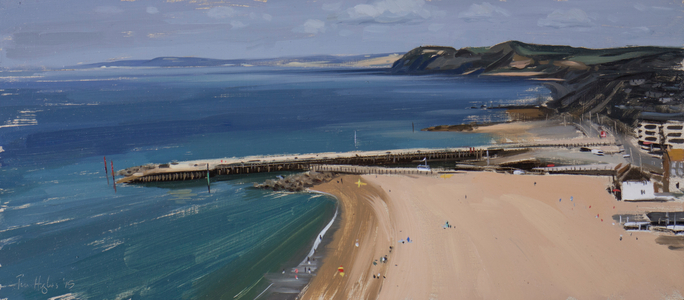 West bay, 2015 (oil on board)