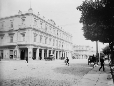 Gran Hotel Inglaterra, Havana, Cuba (b/w photo)