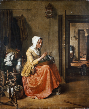 The Lace Maker, c.1831 (oil on canvas)