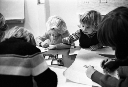 Oslo in the fall of 1971. As the first museum in Norway, the Munch Museum opens its doors for children from five to seven years ..., 1971 (photo)