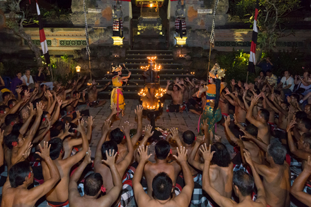 Kecak trance dance, Bali, Indonesia
