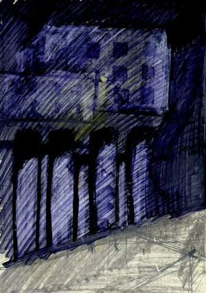 Untitled, 1977 (marker on coated paper)