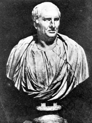 Marcus Tullius Cicero (b/w photo)