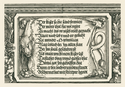 Triumphal Arch for Emperor Maximilian I, 1515 (woodcut)
