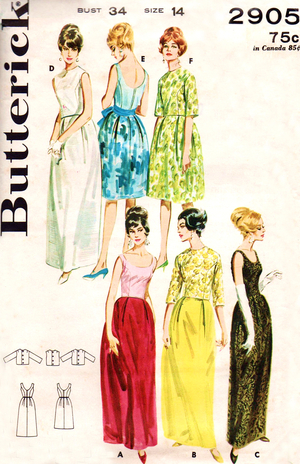 Butterick, 1950s (print)