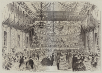 Grand Ball at the Boston Academy of Music in Honour of the Visit of his Royal Highness the Prince of Wales (engraving)
