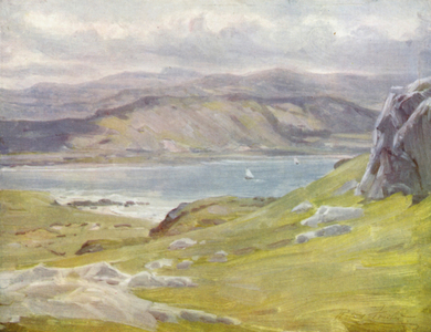 A View from the Great Orme's Head (colour litho)