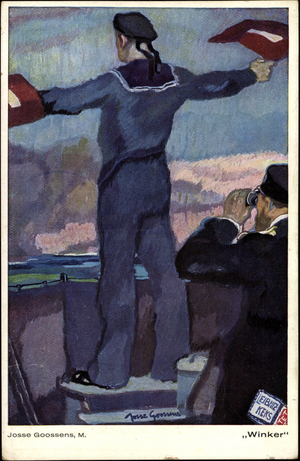 Artist Goossens J., Winker, Sailor, Leibniz cookies