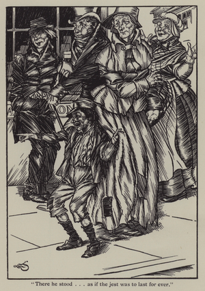 Illustration for The Essays of Elia by Charles Lamb (litho)