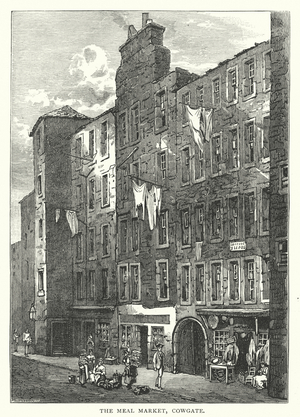The Meal Market, Cowgate (engraving)