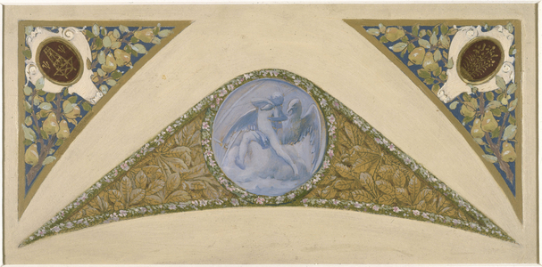 Sketch for the Festival Staircase at Paris City Hall: Aquarius, between 1888 and 1898 (oil)
