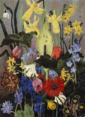 Spring Flowers, 1931 (oil on canvas)