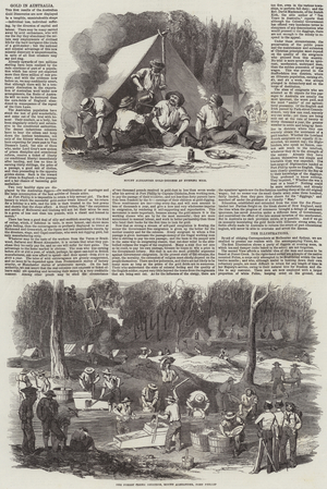 Gold in Australia (engraving)