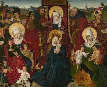 Holy Kinship (oil on canvas)