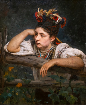 UKRAINIAN, 1875 (oil on canvas)