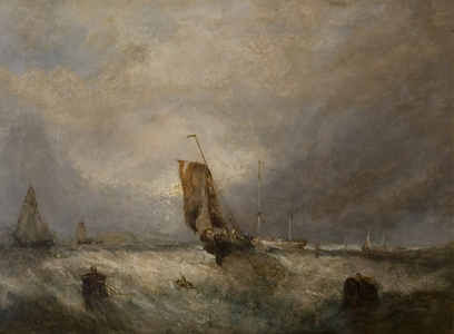 Seascape, c.1840 (oil on canvas)