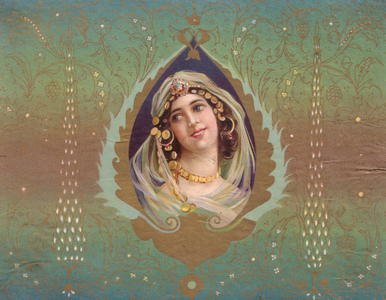 Perfume label (colour litho)