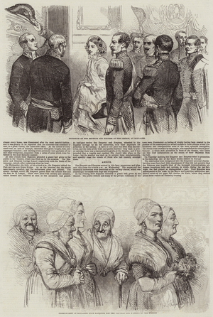 Tour of the Emperor and Empress of the French in the North of France (engraving)
