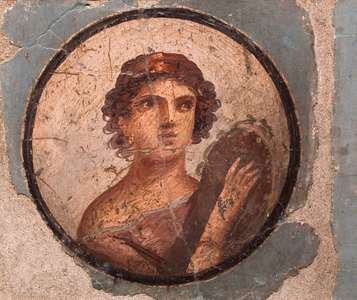 Medallion portraits, Pompeii, 1st century (fresco)