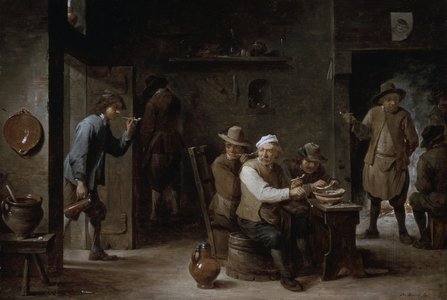 The Tavern (oil on canvas)