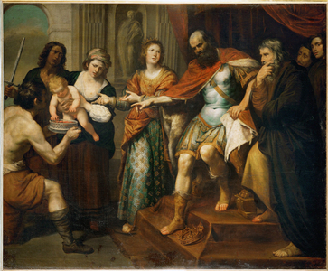 Moses and Pharaoh's Crown (painting on canvas)