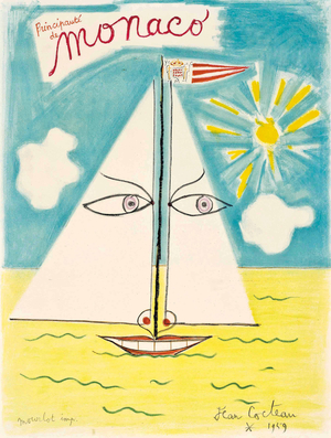 Monaco, 1959 (colour litho)