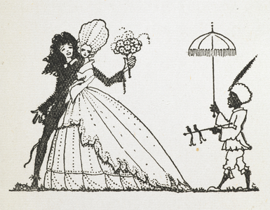 Illustration for the story 'the fairy'.