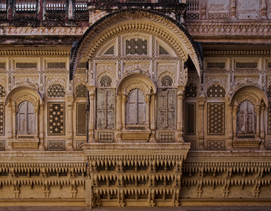 Window decorated, Mehrangarh Fort, Jodhpur, 1459 (photo)